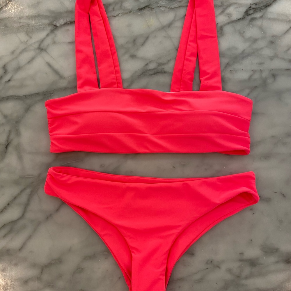 Shein bikini with removable padding.